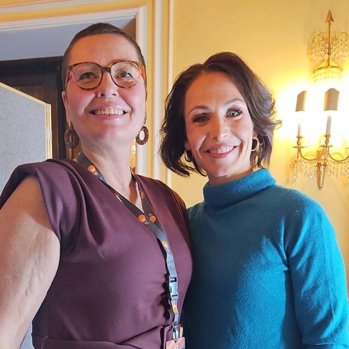 Foto mit Magdalena Neuner bei der Gala „Sportler des Jahres 2025“ in Baden-Baden